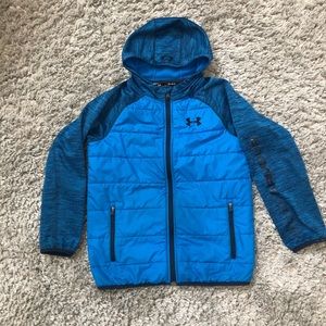 Under Armour zip up jacket.